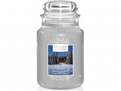 Svíčka Yankee Candle Candlelit Cabin Chata při svíčkách 623g velká