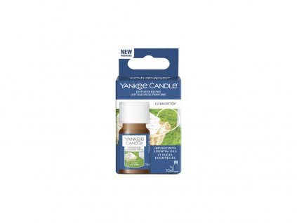 Vonný olej Yankee Candle Clean Cotton Čisté prádlo 10 ml