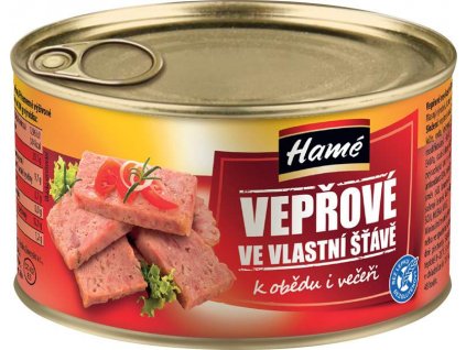 Vepřové ve vlastní šťávě 400g Hamé