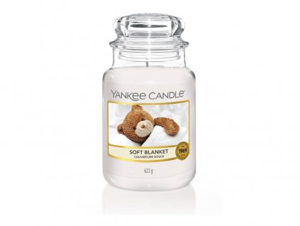 Svíčka Yankee Candle Soft Blanket Jemná Přikrývka 623g velká