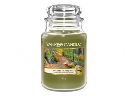 Svíčka Yankee Candle Autumn Nature Walk - Podzimní procházka v přírodě 623g velká