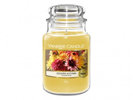 Svíčka Yankee Candle Golden Autumn - Zlatý podzim 623g velká