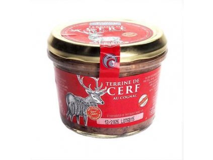 Jelení terina s cognacem ve skle 180g Gourmet Partners