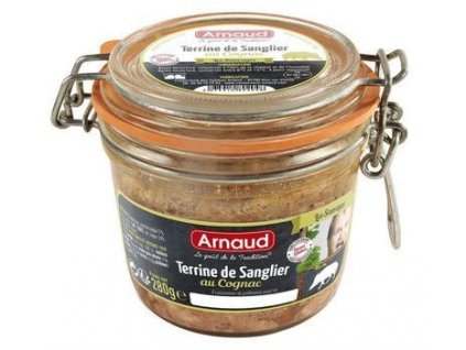 Kančí terina s cognacem ve skle 280g Arnaud