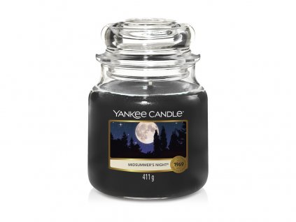 Svíčka Yankee Candle Midsummers Night - Noční Svit 411g střední