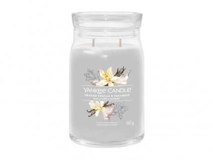 Svíčka Yankee Candle Signature  SMOKED VANILLA & CASHMERE -  Kouřová vanilka a kašmír 567