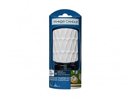 Yankee Candle Scentplug Starter Kit CLEAN COTTON - Čistá bavlna Elektrický Difuzér do Zás