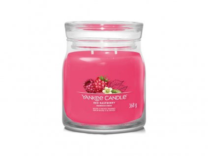 Svíčka Yankee Candle Signature   RED RASPBERRY - Maliny  368g střední