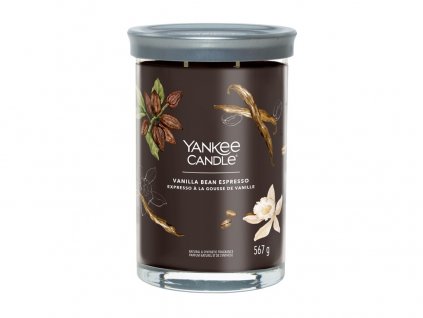 Svíčka Yankee Candle Signature VANILLA BEAN ESPRESSO - Espresso s vanilkovým luskem   567