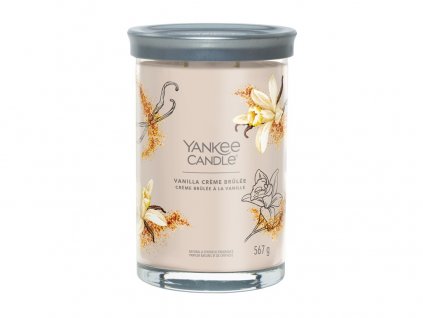 Svíčka Yankee Candle Signature  VANILLA CREME BRULEE - Vanilkové creme brulee  567g TUMBL