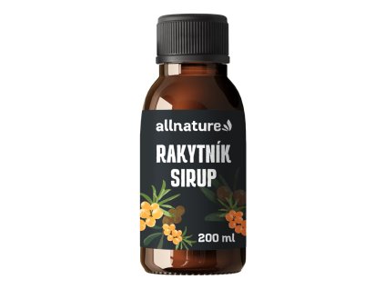 allnature rakytnikovy sirup 200 ml