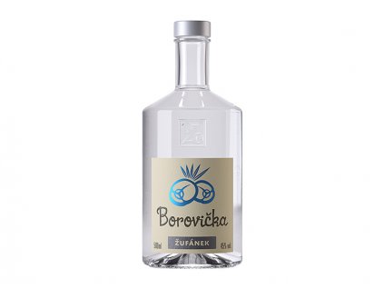 Borovička 45% 0,5 l Žufánek