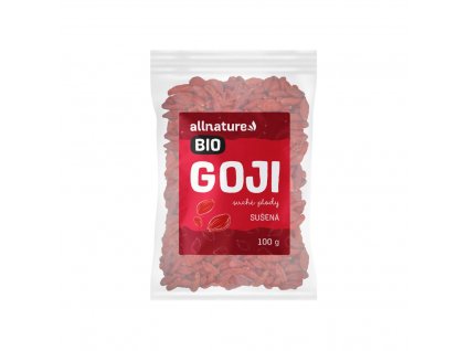 allnature goji kustovnice cinska susena bio 100 g