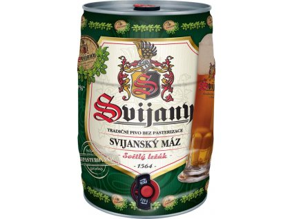 Svijanský Máz Světlý ležák pivo 4,8% 5l soudek