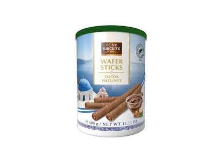 Feiny Biscuits Vaflové trubičky plněné lískooříškovým krémem 400g plech