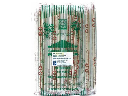 First Bamboo Bambusové hůlky sterilizované 22,5cm 100párů Unibrands