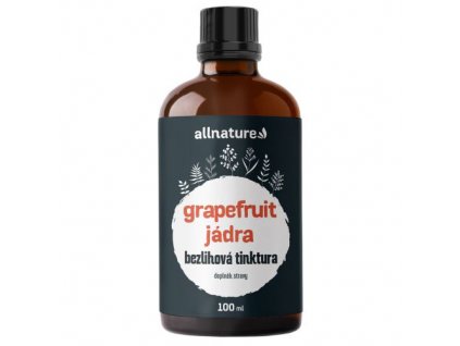 allnature grapefruit jadra bezlihova tinktura 100 ml