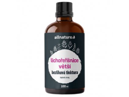 allnature lichorerisnice vetsi bezlihova tinktura 100 ml