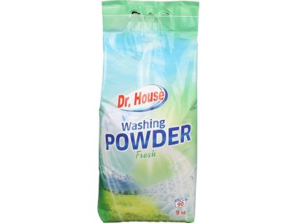 Dr.House Prášek na praní Fresh - 90 pracích dávek - 9kg