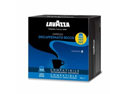 2105 kapsle pro nespresso lavazza espresso decaffeinato ricco