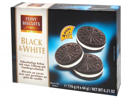 96153 biscuit susenky black white 176g