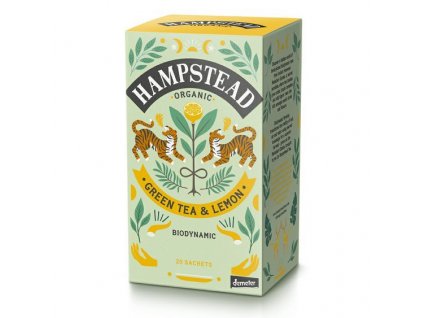 Hampstead Tea London BIO zeleny caj s limetkou a citronovou travou 20ks 4