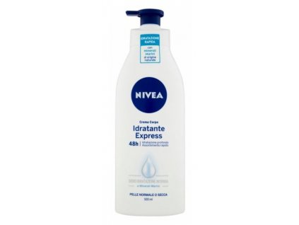Screenshot 2023 10 27 at 08 46 49 Nivea výživné tělové mléko Nivea Idratante Express 500 ml originál z Německa B2BDEPOT