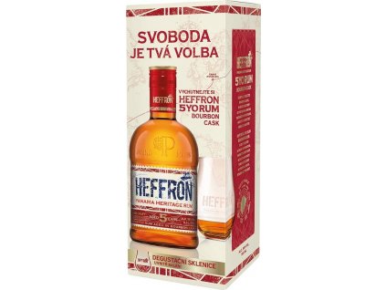 Heffron Original Panama 5y 38% 0,5 l (dárkové balení 1 sklenička)