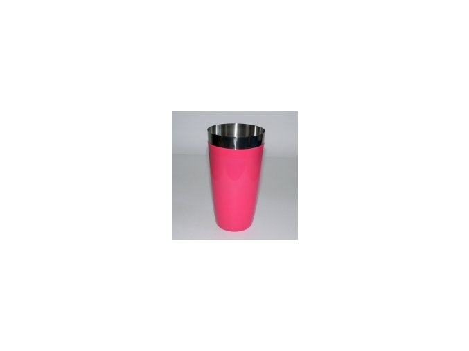 Koktejlový shaker pro barmany vinyl růžový 0,7 l