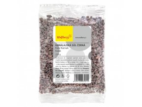 Himalájská sůl černá Kala Namak - hrubá 250g Wolfberry