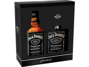 Whiskey Jack Daniels 40% 0,7 l (dárkové balení placatka)