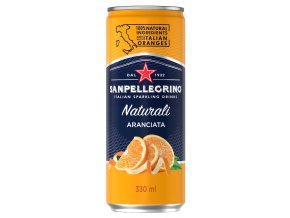 Sanpellegrino Aranciata - Pomerančová šťáva v plechovce 0,33l