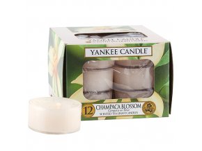 Čajové Svíčky Yankee Candle Champaca Blossom Květy Magnolie Champaca 12ks