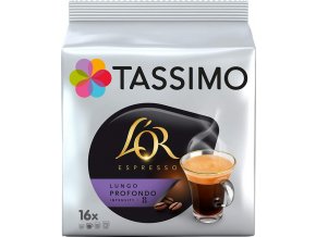 Kávové Kapsle Tassimo L'OR Espresso Lungo Profondo kapsle - 16ks 128g