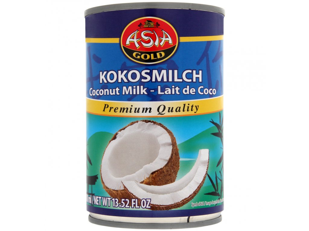 Asia Gold Kokosmilch - Kokosové mléko Premium 400ml