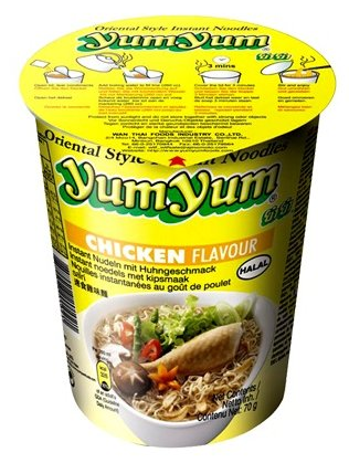 Yum Yum Instantní nudlová polévka kuřecí - v kelímku 70g