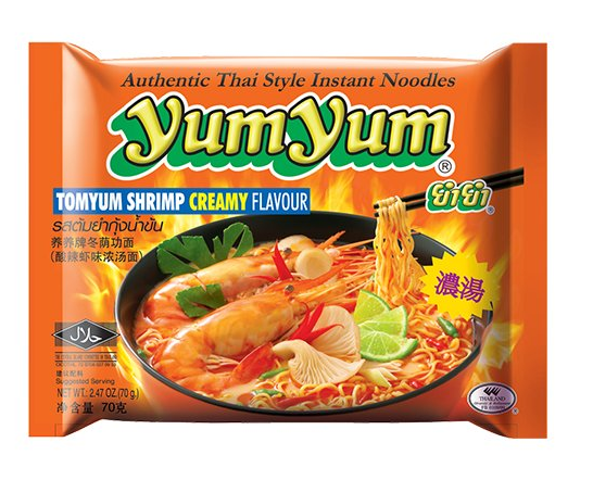 YUM YUM Instantní nudlová polévka s příchutí Tom Yum Creamy 70g