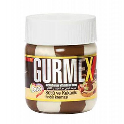 Gurmex Duo – Oříškový krém s mlékem a kakaem 350g