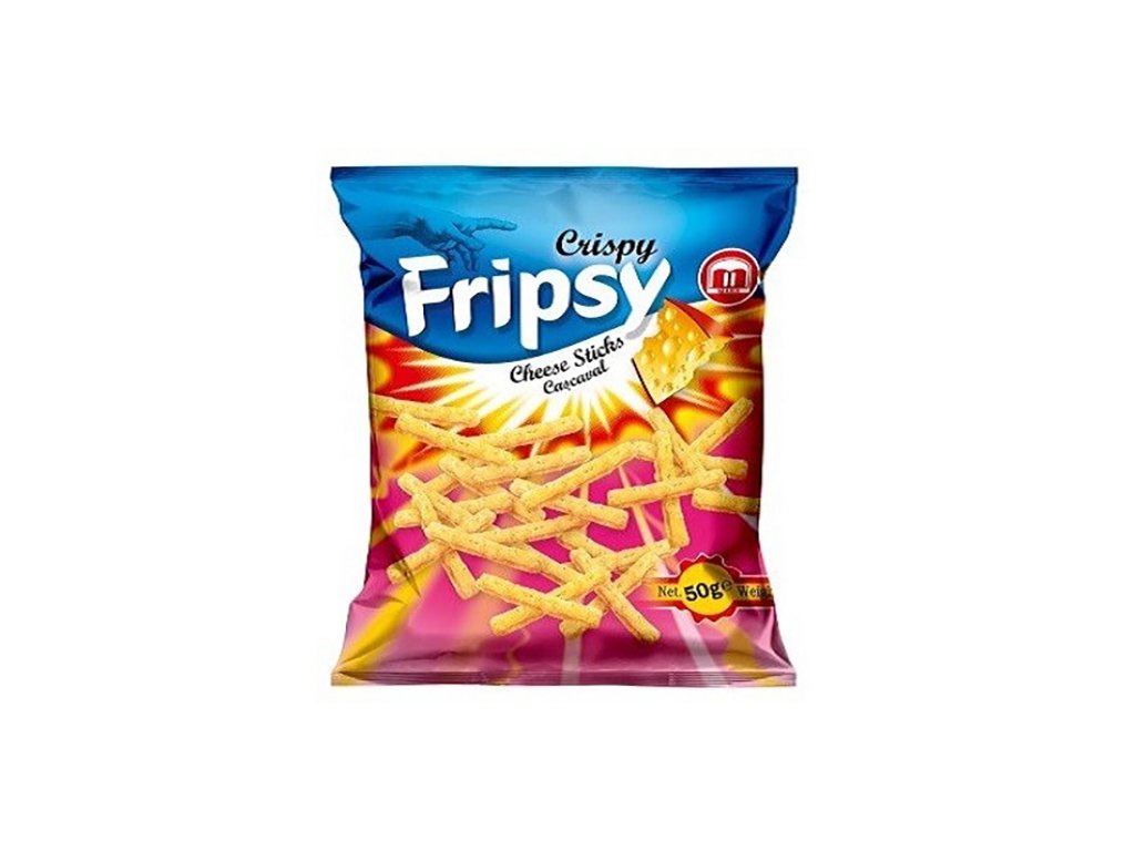 Crispy Fripsy Cheese - sýrové bramborové hranolky 50g