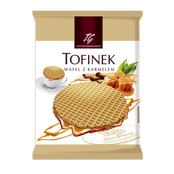 Tago Tofinek Caramel - vafle plněná karamelovou náplní 40g