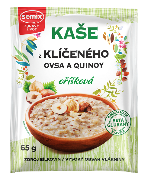 Semix Kaše z klíčeného ovsa a quinoy oříšková bez lepku 65g