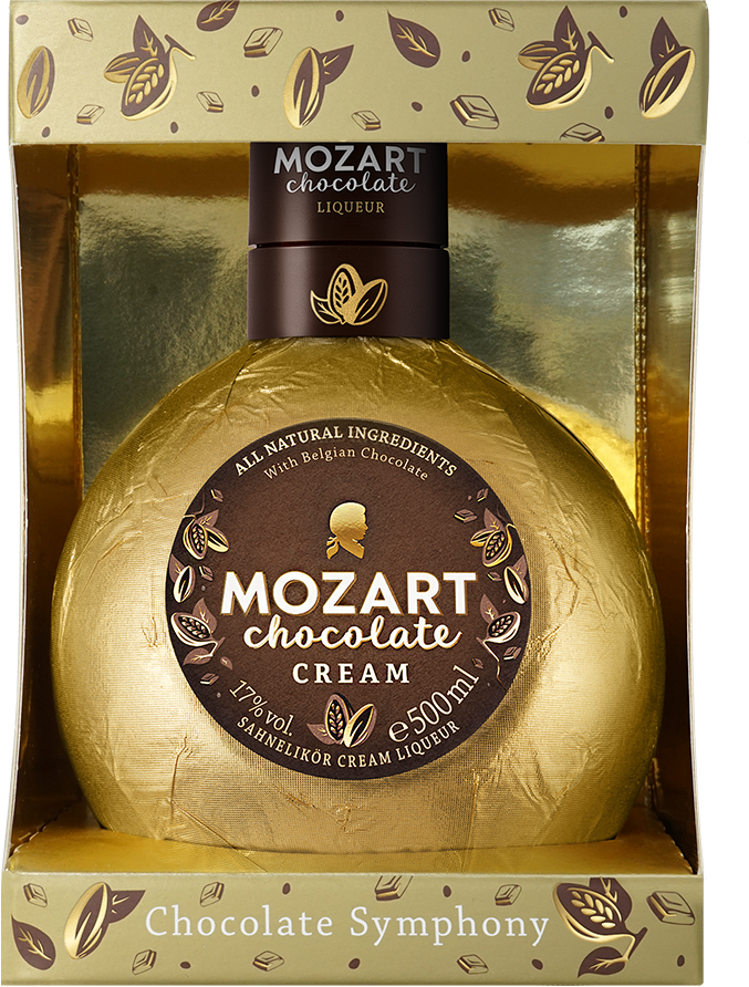 Mozart Chocolate Gold Cream 17% 0,5 l (karton)