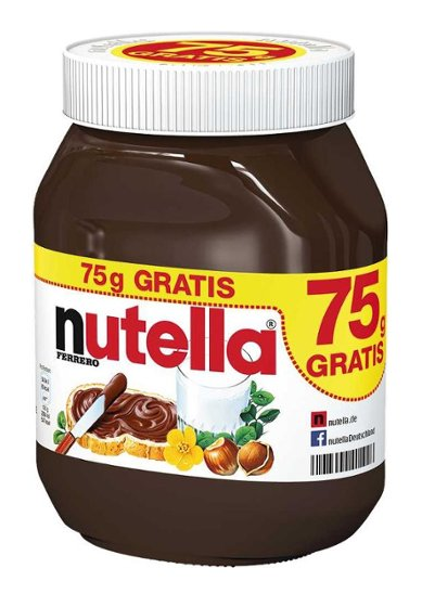 Ferrero Nutella lískooříškový krém s kakaem 750g