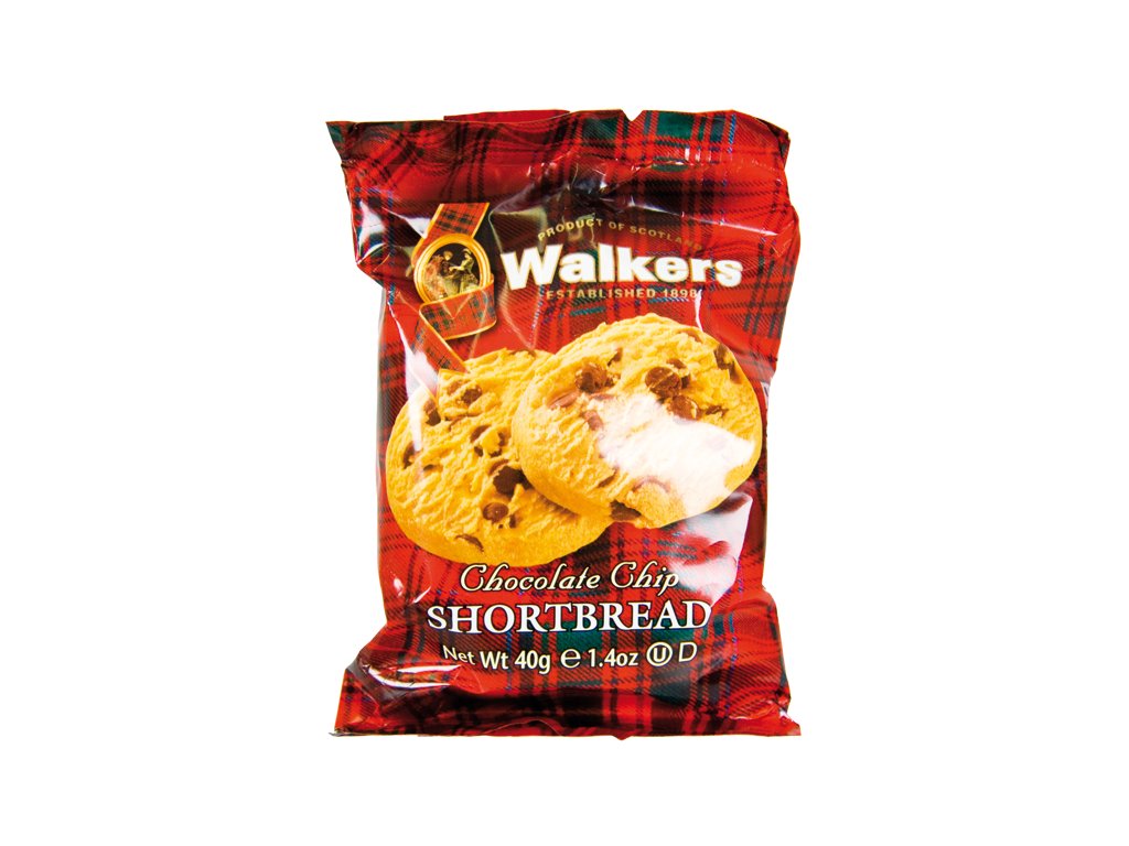 Walkers - Sušenky s kousky čokolády 40g