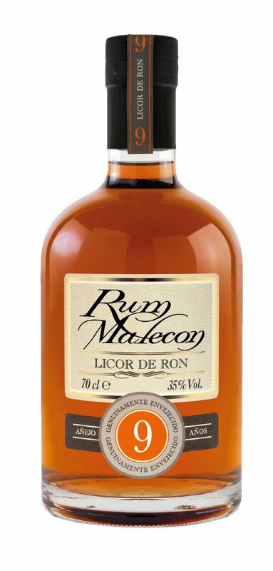 MALECON 9Y LICOR DE RON 35% 0,7l (hola)