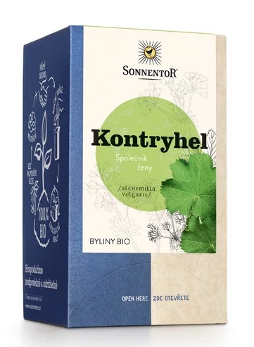 Sonnentor Kontryhel BIO čaj porcovaný dvoukomorový 21,6 g