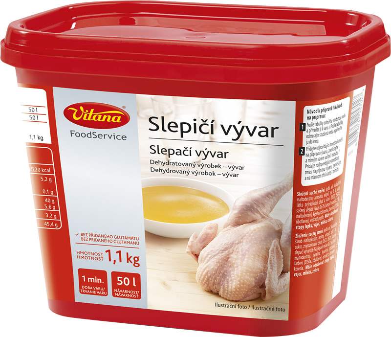 Vývar slepičí 1,1kg Vitana - EXPIRACE 26/01/2024