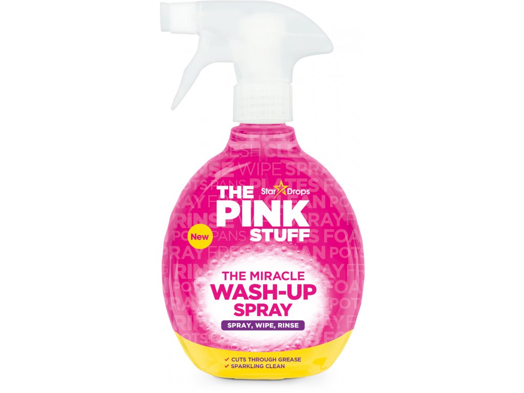 The Pink stuff Wash-Up zázračný prostředek na nádobí ve speji 500 ml