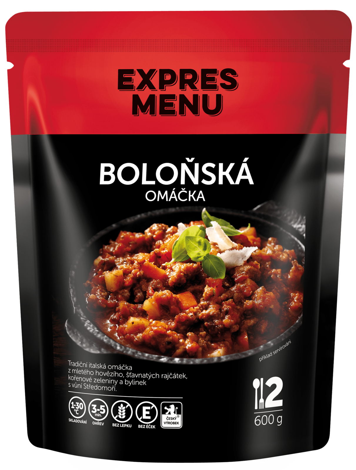 Expres menu Boloňská omáčka hovězí 600 g