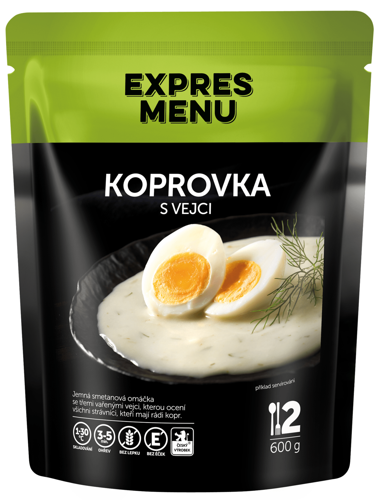 Expres Menu Koprová omáčka s vejci 600 g